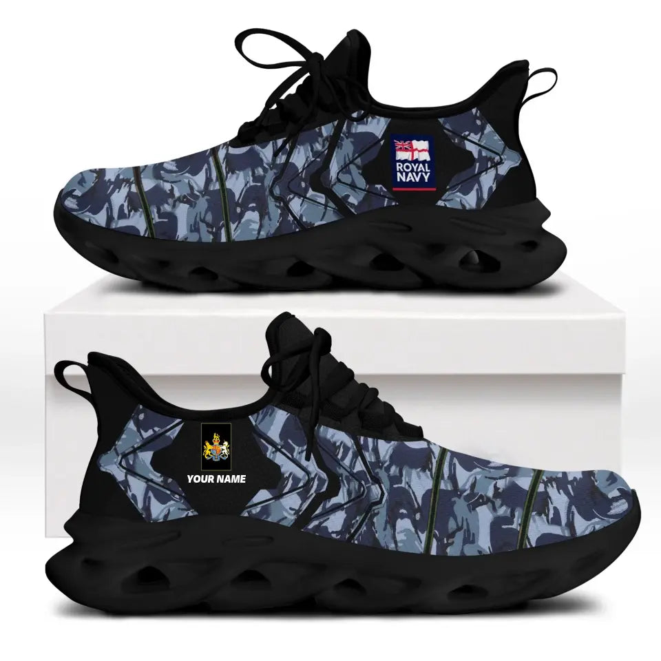 Personalized UK Soldier/Veterans With Rank And Name Men Sneakers Printed - 0403240001