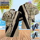 Personalized UK Soldier/ Veteran Camo With Name And Rank Hawaii Shirt 3D Printed  - 0503240001