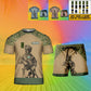 T-shirt personnalisé avec camouflage soldat/vétéran suédois avec nom et grade + short imprimé en 3D - 19Mar2401