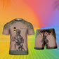 T-shirt personnalisé avec camouflage soldat/vétéran suédois avec nom et grade + short imprimé en 3D - 19Mar2401