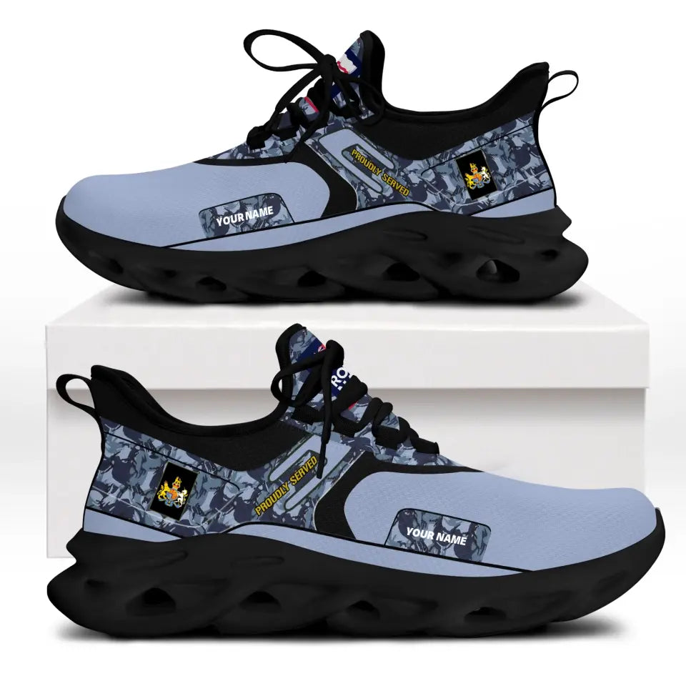 Personalized UK Soldier/Veterans With Rank And Name Men Sneakers Printed - 2603240001