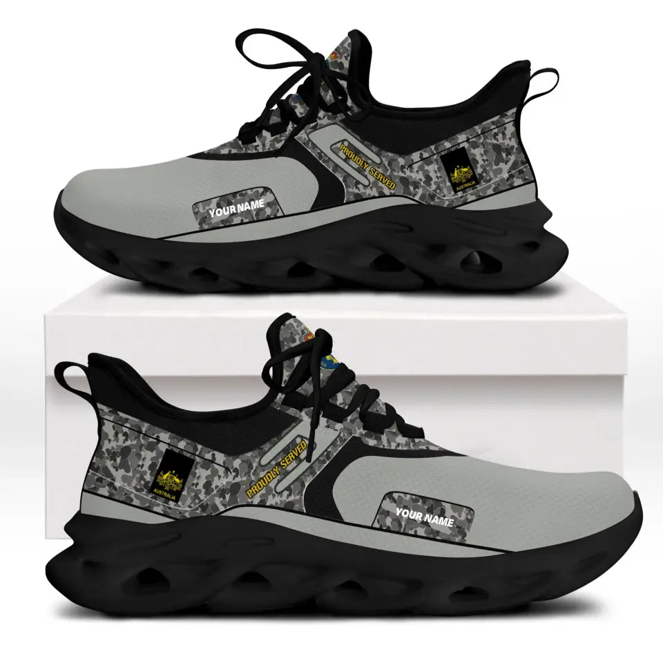 Personalized Australia Soldier/Veterans With Rank And Name Men Sneakers Printed - 2603240001