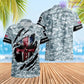 Personalized UK with Name and Rank Soldier/Veteran T-shirt All Over Printed - 08042402QA