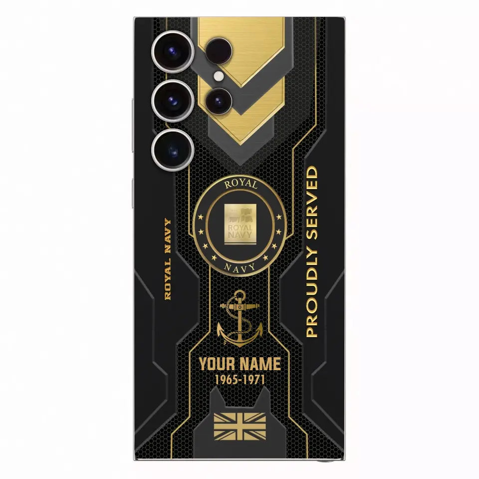 Personalized UK Soldier/Veterans With Rank, Year And Name Phone Case Printed - 09042401QA