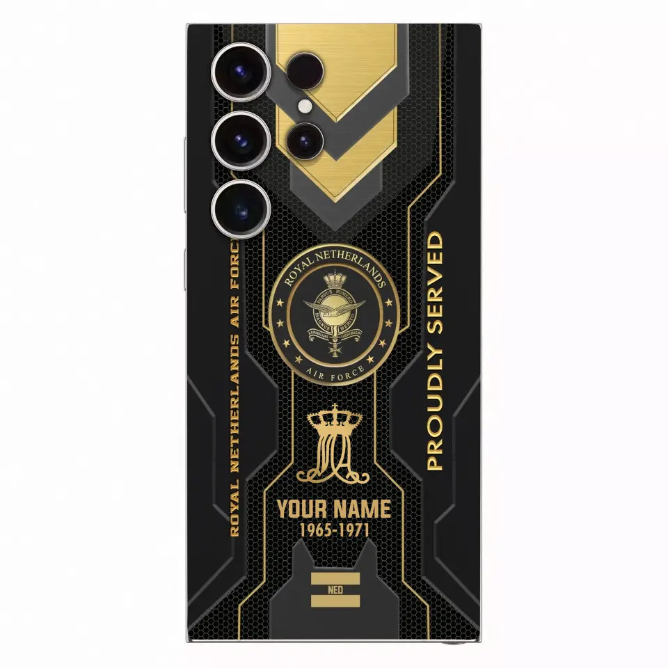 Personalized Netherlands Soldier/Veterans With Rank, Year And Name Phone Case Printed - 09042401QA