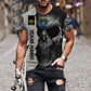 Personalized Australia Soldier/ Veteran Camo With Name And Rank 3D T-shirt Printed  - 2601240001QA