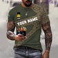 T-shirt personnalisé avec camouflage soldat/vétéran suédois avec nom et grade imprimé en 3D - 3001240001QA