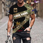 Personalisiertes T-Shirt mit britischem Soldaten-/Veteranen-Tarnmuster mit Namen und Rang, 3D-Druck – 3001240001QA