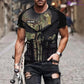 Personalisiertes T-Shirt mit Camouflage-Muster für italienische Soldaten/Veteranen mit Namen und Rang, 3D-Druck – 0112230001QA