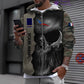 Personalized France Soldier/ Veteran Camo With Name And Rank Hoodie 3D Printed - 17062272