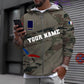 Personalized France Soldier/ Veteran Camo With Name And Rank Hoodie 3D Printed - 17066592