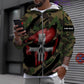 Personalized Swiss Soldier/ Veteran Camo With Name And Rank Hoodie 3D Printed - 1712534401