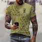 Personalisierter australischer Soldat/Veteranen-Kapuzenpullover im Camouflage-Muster mit Namen und Rang bedruckt – 17150400