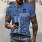 Personalisiertes T-Shirt mit Aufdruck „Australischer Soldat/Veteran“ im Camouflage-Stil mit Namen und Rang – 07052401QA