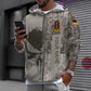 Personalized Germany Soldier/ Veteran Camo With Name And Rank Hoodie Printed  - 10052401QA