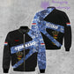 Personalized Netherlands Soldier/ Veteran Camo With Name And Rank Bomber Jacket 3D Printed  - 300124QA