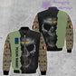 Personalisierte Bomberjacke mit belgischem Soldaten/Veteranen-Tarnmuster und Namen und Rang, 3D-Druck – 260124QA