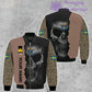 Personalized Sweden Soldier/ Veteran Camo With Name And Rank Bomber Jacket 3D Printed  - 260124QA