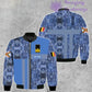 Personalisierte Bomberjacke mit belgischem Soldaten-/Veteranen-Tarnmuster und Namen und Rang, 3D-Druck – 07052401QA