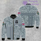 Personalized UK Soldier/ Veteran Camo With Name And Rank Bomber Jacket 3D Printed  - 07052401QA