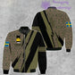 Personalisierte Bomberjacke mit schwedischem Soldaten-/Veteranen-Tarnmuster und Namen und Rang, 3D-Druck – 03042401QA