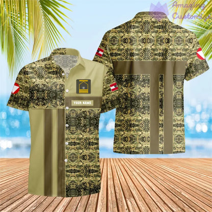 Personalisierter österreichischer Soldat/Veteran mit Namen und Rang Hawaii All Over Printed - 07052401QA