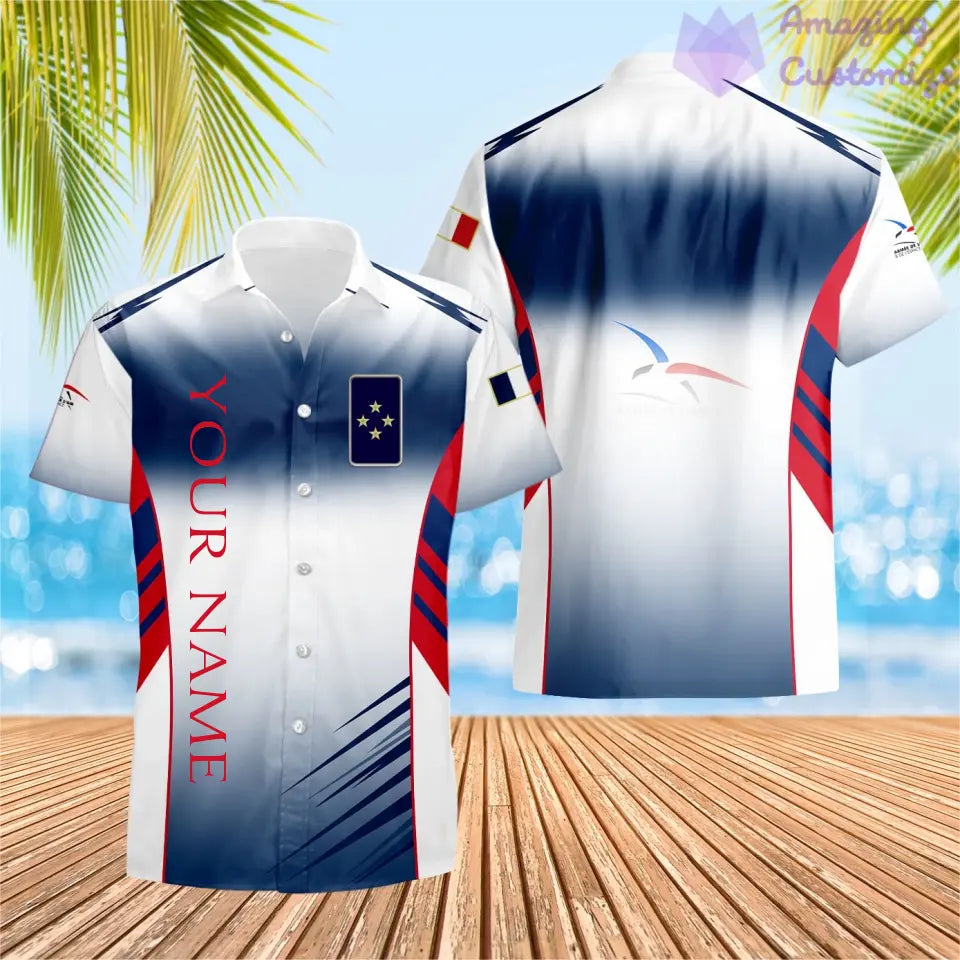 Personalized France with Name and Rank Soldier/Veteran Hawaii  All Over Printed - 16052401QA