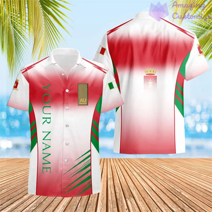 Personalized Italy Soldier/Veteran with Name and Rank Hawaii  All Over Printed - 16052401QA