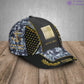 Personalized Rank, Year And Name UK Soldier/Veterans Camo Baseball Cap - 17163360