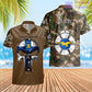 Personalized Finland with Name and Rank Soldier/Veteran Hoodie All Over Printed - 17168544