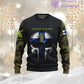 Personalized Finland with Name and Rank Soldier/Veteran Hoodie All Over Printed - 17168544