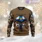 Personalized Finland with Name and Rank Soldier/Veteran Hoodie All Over Printed - 17168544