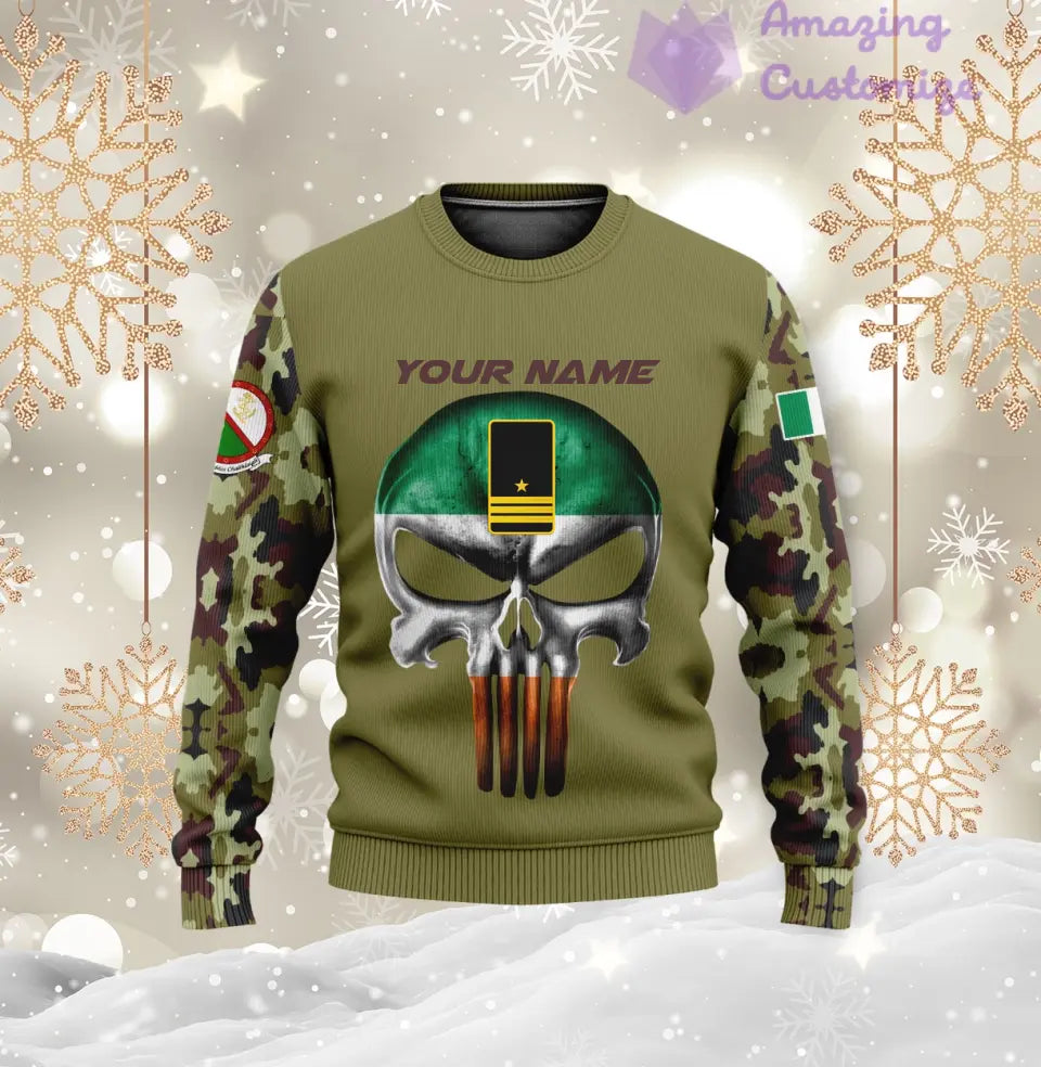 Personalized Ireland with Name and Rank Soldier/Veteran Hoodie All Over Printed - 17168544