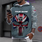 Personalized UK with Name and Rank Soldier/Veteran Hoodie All Over Printed - 17168544