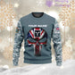 Personalized UK with Name and Rank Soldier/Veteran Hoodie All Over Printed - 17168544