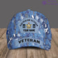 Personalized Rank And Name Australia Soldier/Veterans Camo Baseball Cap - 1717027201