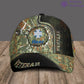 Personalized Rank, Year And Name Germany Soldier/Veterans Camo Baseball Cap - 17170272