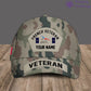 Personalized Rank And Name France Soldier/Veterans Camo Baseball Cap - 1717027201