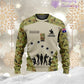 Personalized Australia with Name and Rank Soldier/Veteran Hoodie All Over Printed - 1717113601