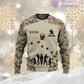 Personalized UK with Name and Rank Soldier/Veteran Hoodie All Over Printed - 1717113601