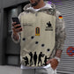 Personalized Germany with Name and Rank Soldier/Veteran Hoodie All Over Printed - 1717113601