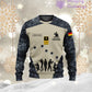 Personalized Germany with Name and Rank Soldier/Veteran Hoodie All Over Printed - 1717113601