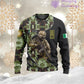 Personalized Ireland with Name and Rank Soldier/Veteran Hoodie All Over Printed - 17157312