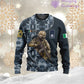 Personalized Ireland with Name and Rank Soldier/Veteran Hoodie All Over Printed - 17157312