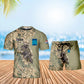 Personalized Netherlands Soldier/ Veteran Camo With Name And Rank Combo T-Shirt + Short 3D Printed  - 15052401QA