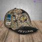 Personalized Rank, Year And Name Belgium Soldier/Veterans Camo Baseball Cap - 17170272