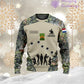 Personalized Netherlands with Name and Rank Soldier/Veteran Hoodie All Over Printed - 1717113601