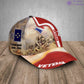 Personalized Rank, Year And Name France Soldier/Veterans Camo Baseball Cap - 17177184