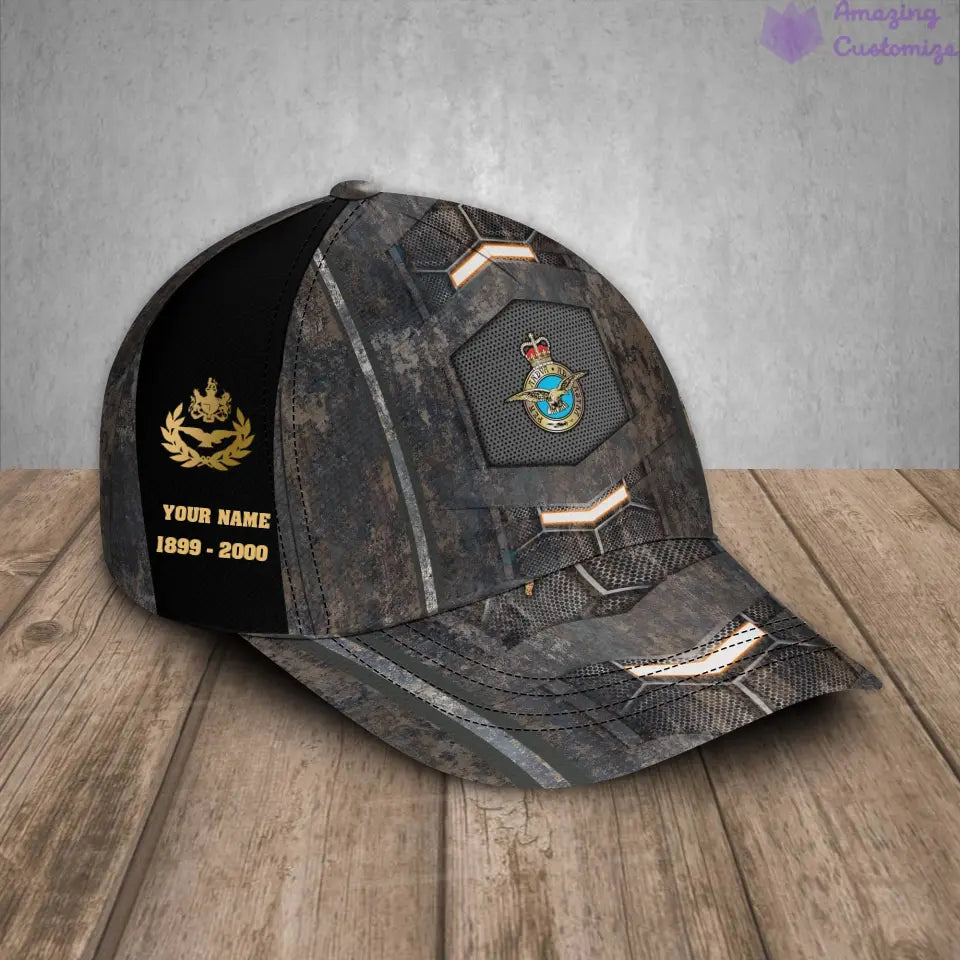 Personalized Rank, Year And Name UK Soldier/Veterans Camo Baseball Cap - 17178048