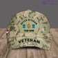 Personalized Rank And Name Netherlands Soldier/Veterans Camo Baseball Cap - 1717027201